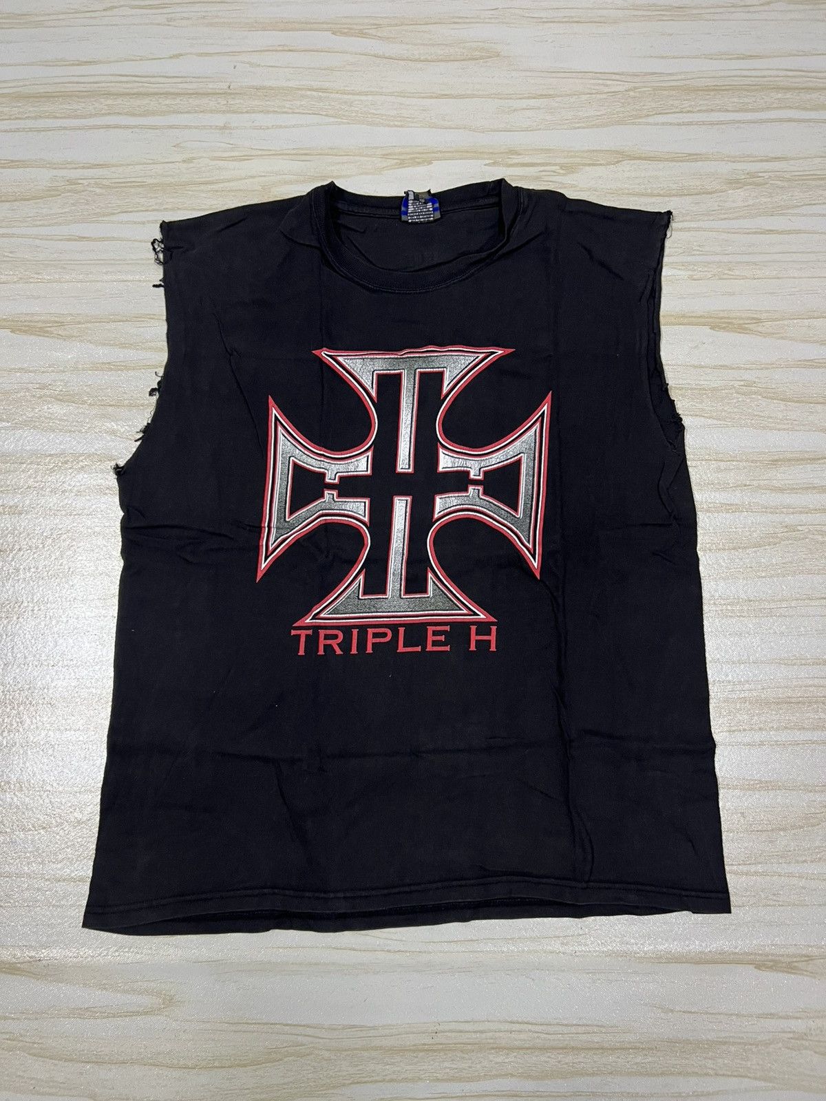 WWF 00s Triple H Wwf Vintage Singlet Size US L / EU 52-54 / 3 - 1 Thumbnail