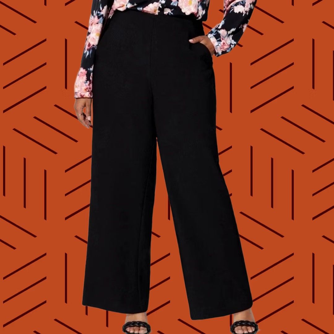 Torrid Torrid Pants Dress Pants Wide-Leg Pull On 3X Women Black 3X Plus Size High-Rise Studio Refined Wide Leg 22 24 NWT Size 40" / US 18 - 1 Thumbnail