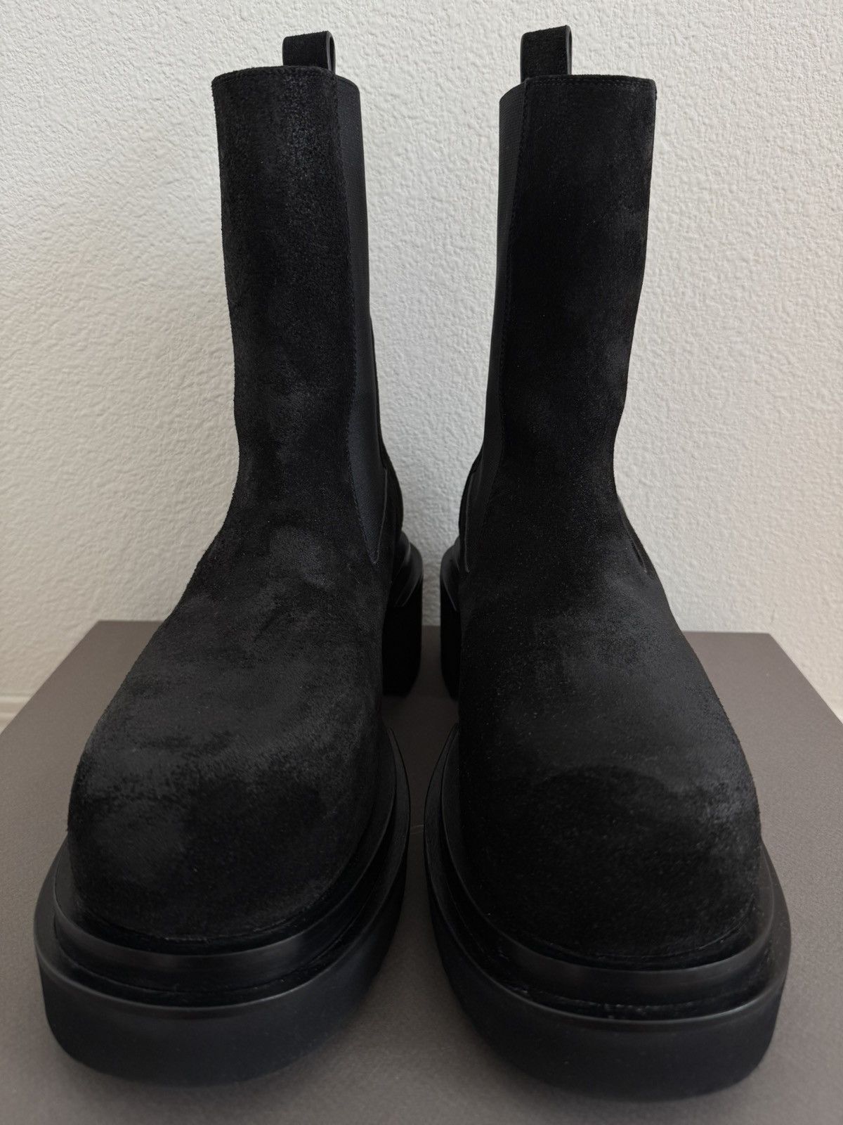 Rick Owens Beatle Bogun Suede Nubuck Boots Size US 10 / EU 43 - 4 Thumbnail