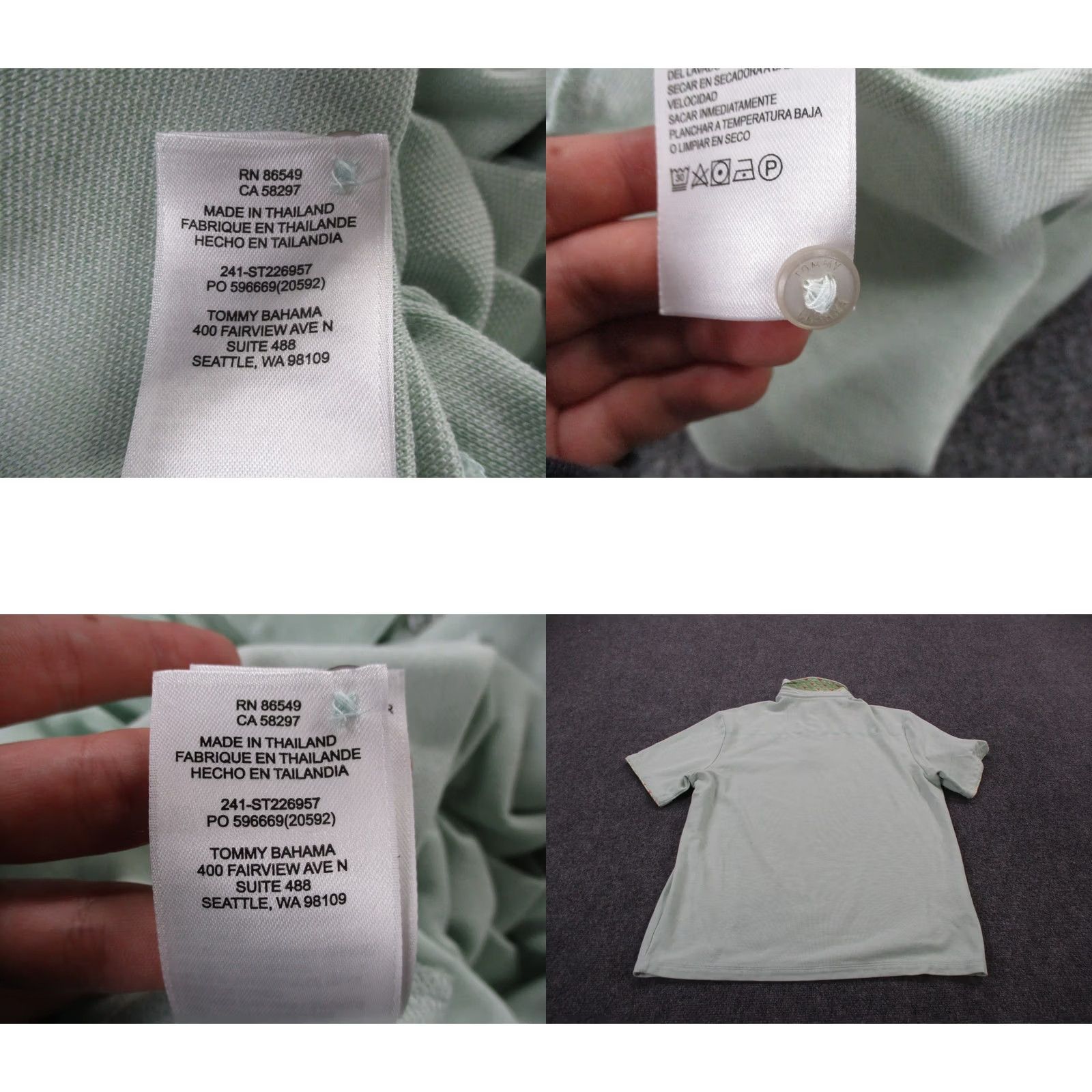 Tommy Bahama Tommy Bahama Polo Shirt Men L Green Island Zone Martini Glass Logo Hawaiian Golf Size US L / EU 52-54 / 3 - 8 Thumbnail