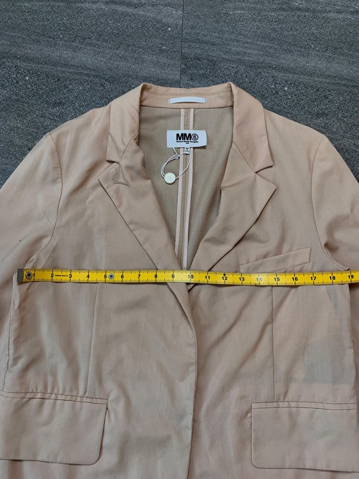 Maison Margiela FREE TAX ! MM6 Peach Light Wool Blazer Jacket Size US S / EU 44-46 / 1 - 15 Thumbnail