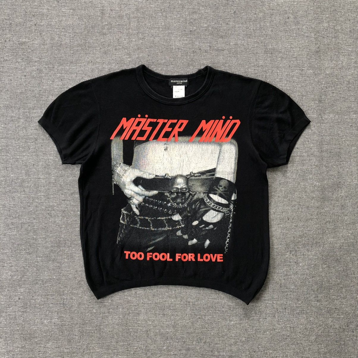 MASTERMIND Japan Cut and Sew Too Fool For Love Knit Shirt