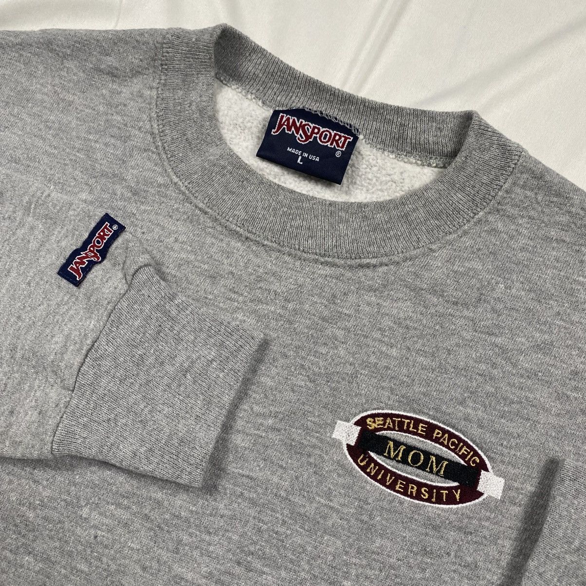 Jansport Rare 90s Jansport Seattle Pacific MOM University Crewneck Size US L / EU 52-54 / 3 - 3 Thumbnail