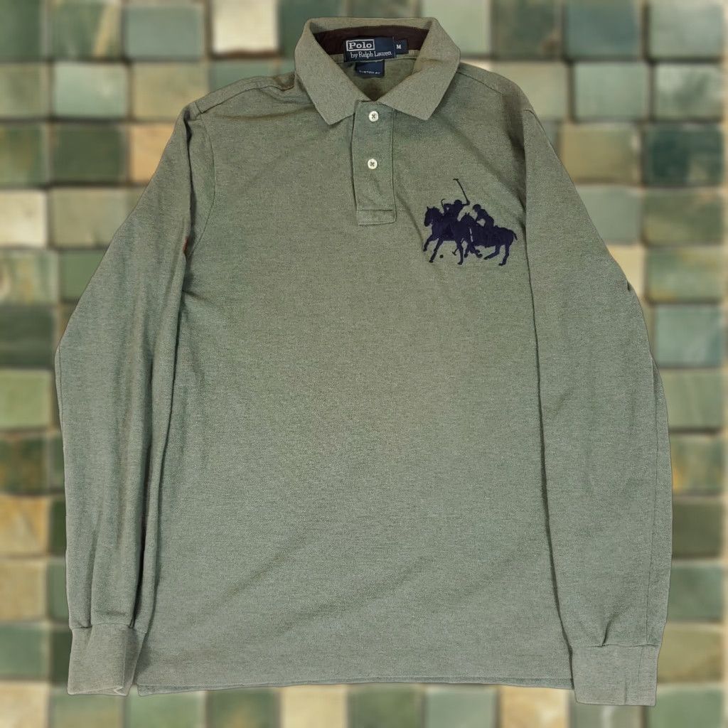 Polo Ralph Lauren Polo Ralph Lauren Dual Match Big Pony Custom Fit Pullover Shirt Mens M Gray Sweatshirt Size US M / EU 48-50 / 2 - 1 Thumbnail