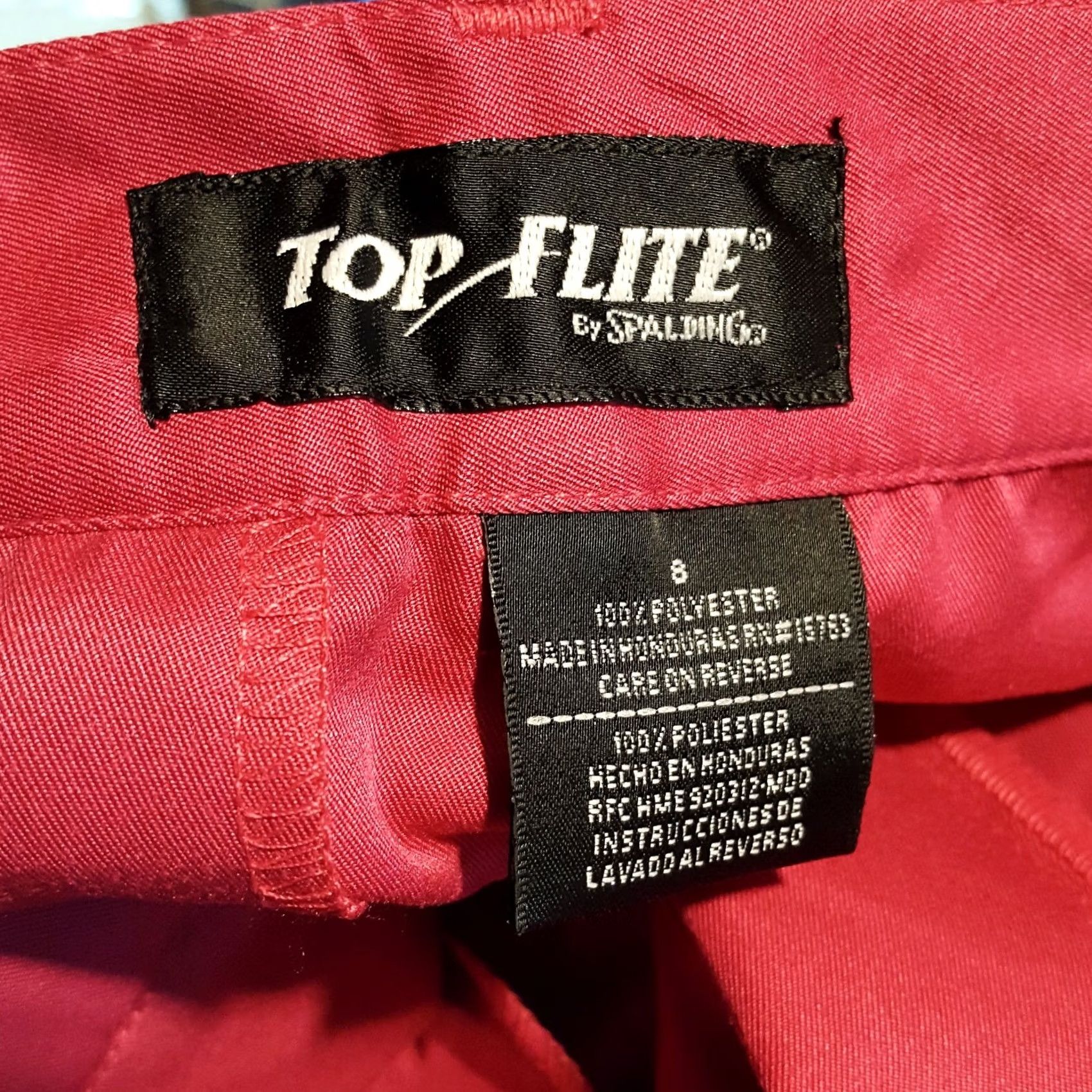 Spalding VINTAGE Spalding Golf Womens Size 8 High Waist Pleated Athletic Outdoor Shorts Pink Size 26" / US 2 / IT 38 - 6 Thumbnail