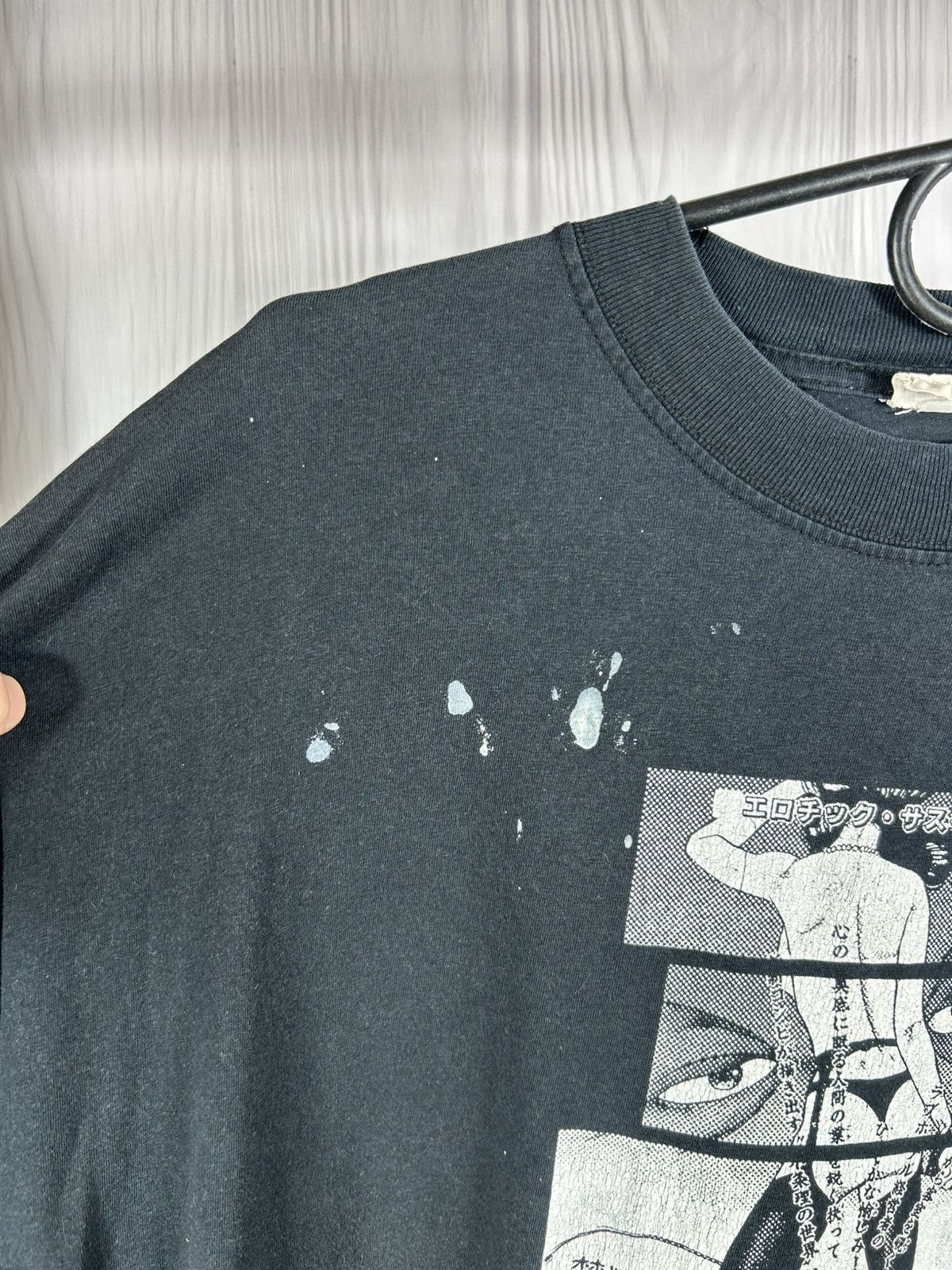 Japanese Brand Vintage Rare Erotic Manga Sexy Girl Suspense Tee Aesthetic Size US XL / EU 56 / 4 - 7 Thumbnail