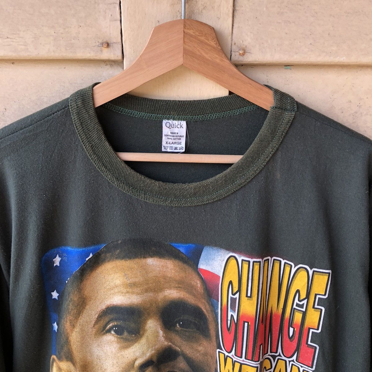 Rap Tees 🔥Rare🔥 Vintage Barack Obama 2008 Raptee Tshirt Size US XL / EU 56 / 4 - 5 Thumbnail