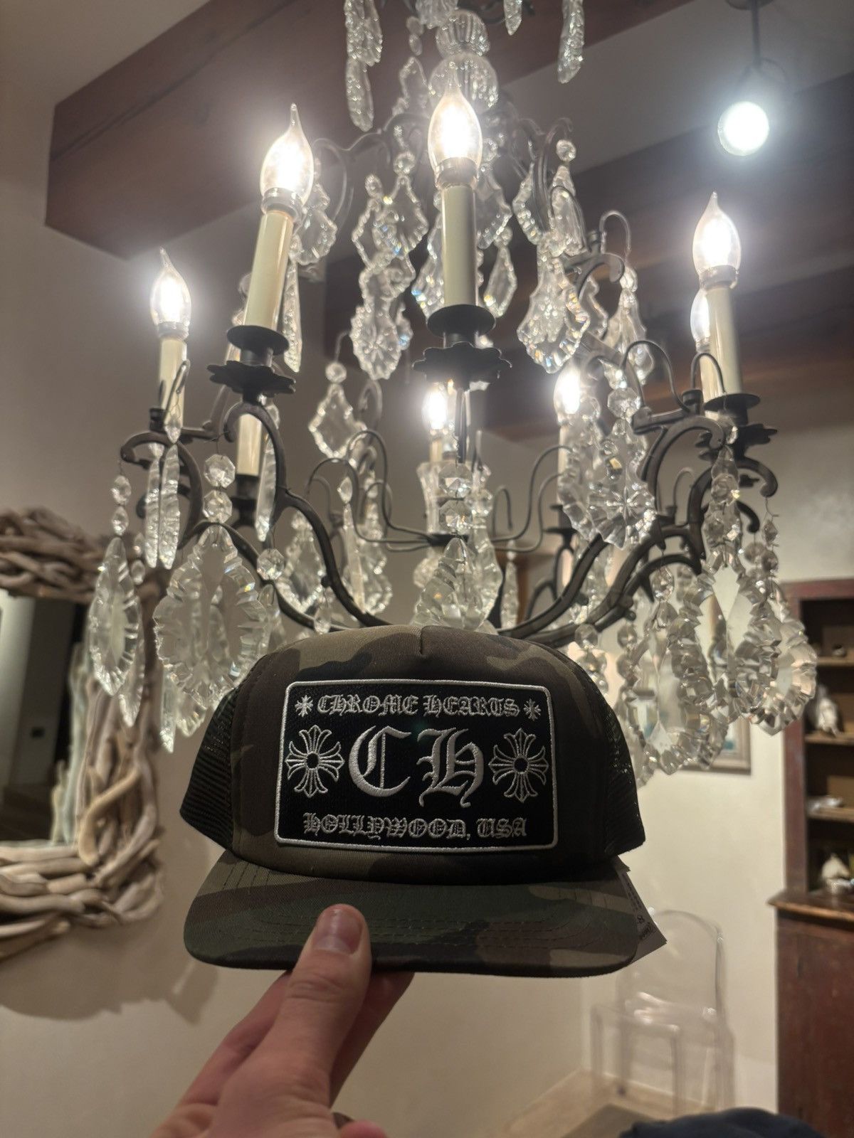 Chrome Hearts Chrome hearts CH Camo hat Size ONE SIZE - 1 Thumbnail