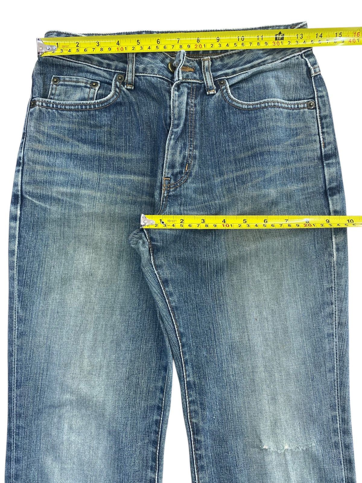 Edwin Edwin Light Blue Wash Ripped Style Bootcut Jeans Size US 26 / EU 42 - 5 Thumbnail