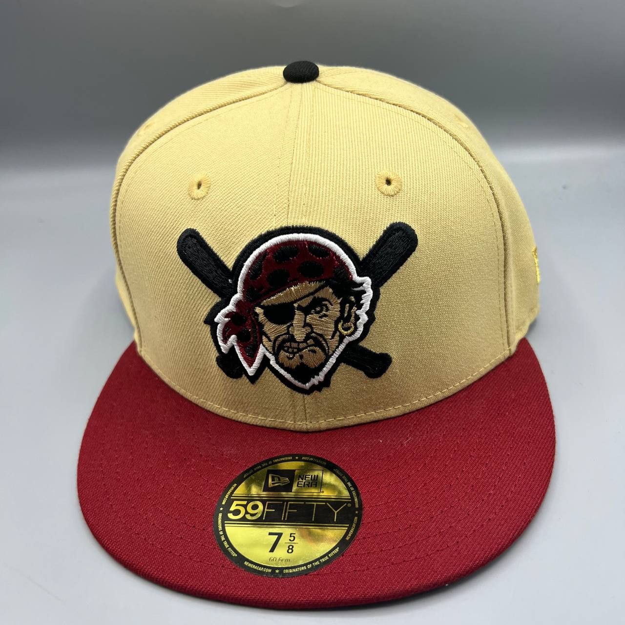 New Era Pittsburgh Pirates Hat Men 7 5/8 59Fifty New Era Fitted Cap Size ONE SIZE - 5 Thumbnail