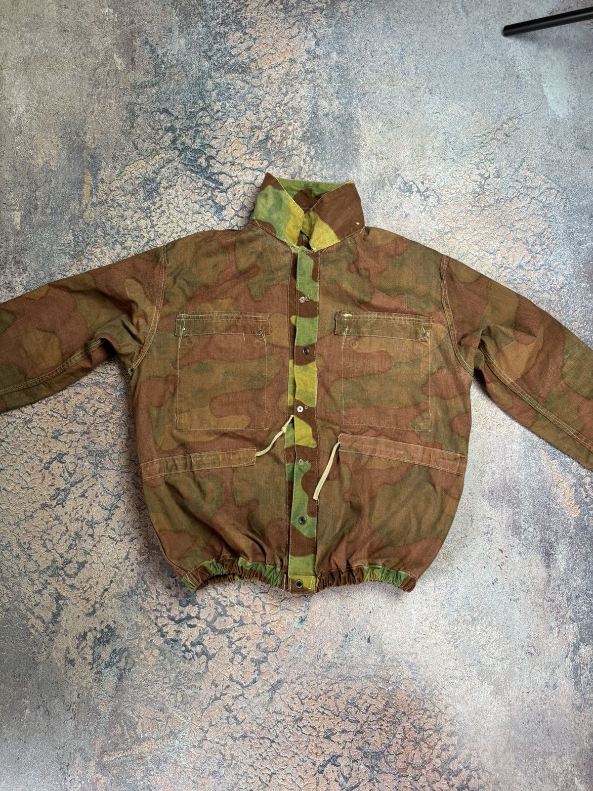 Vintage 1968 Italian Army San Marco M29 Paratrooper Camo Jacket Size US M / EU 48-50 / 2 - 6 Thumbnail