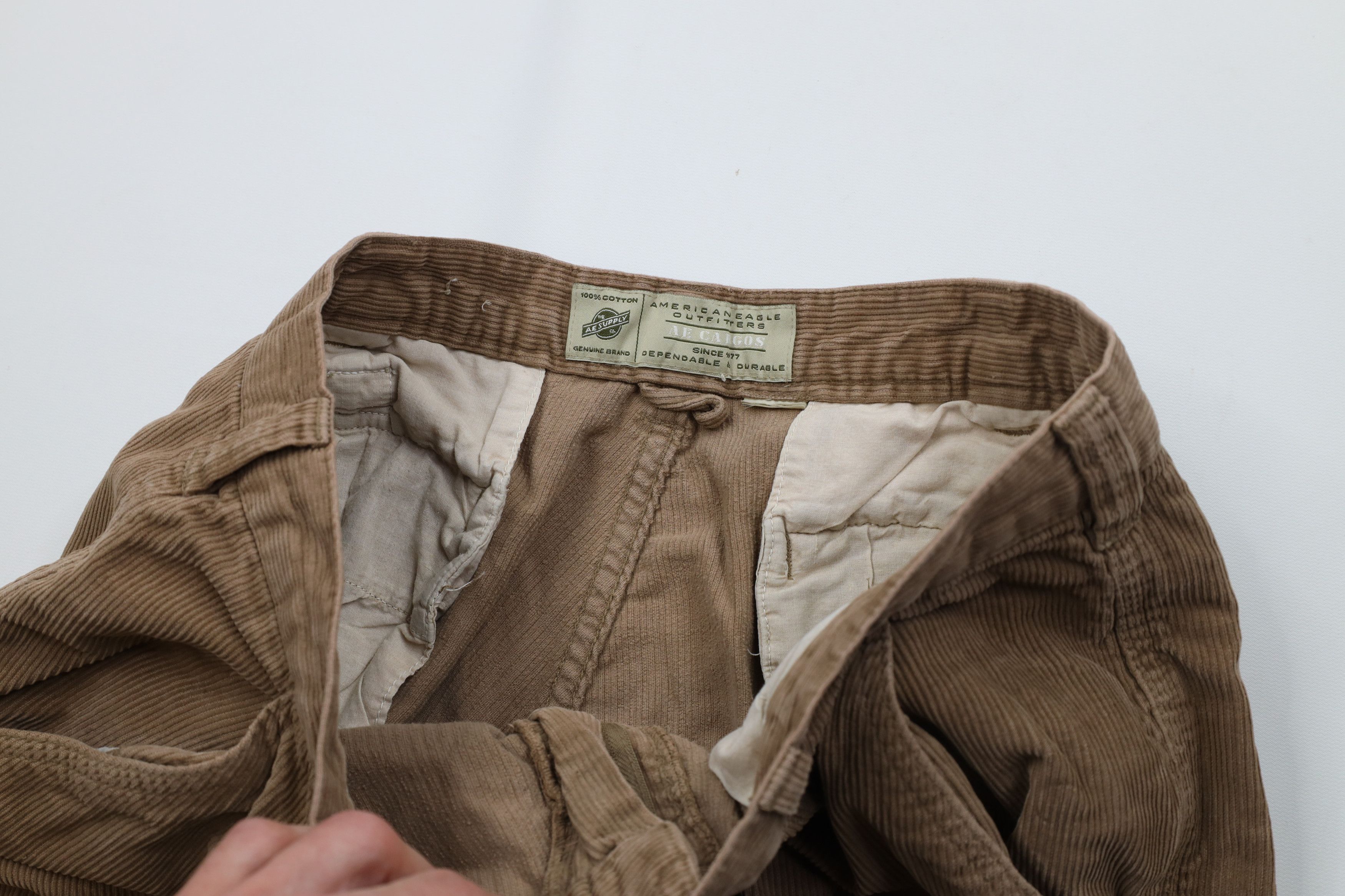 American Eagle Outfitters Vintage 90s Y2K American Eagle Outfitters Corduroy Pants Size US 32 / EU 48 - 10 Thumbnail