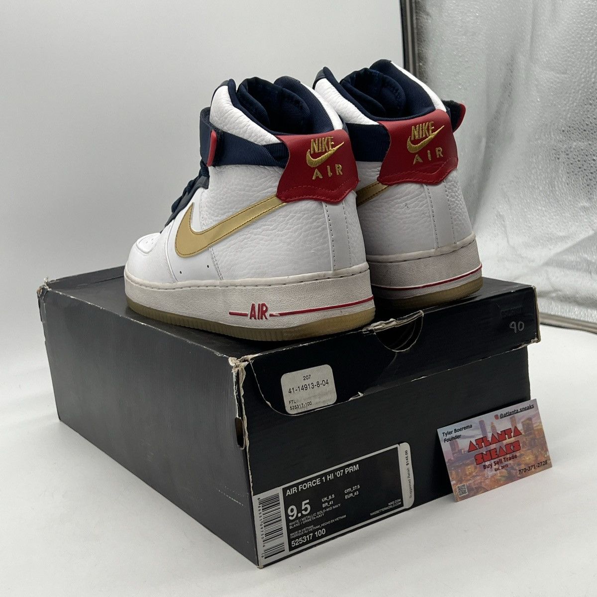 Nike Air Force 1 high USA Olympic Size US 9.5 / EU 42-43 - 4 Thumbnail