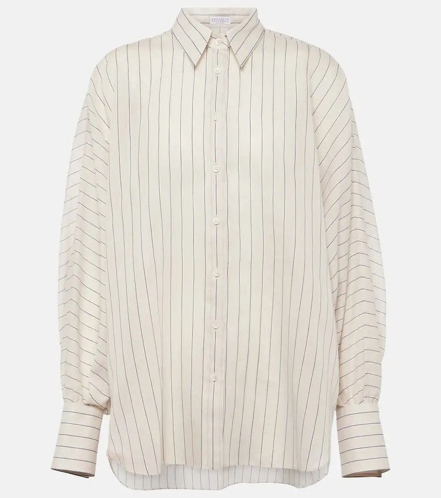 Brunello Cucinelli o1la1rc1a0325 Blouse in Multicolor Size L / US 10 / IT 46 - 1 Thumbnail