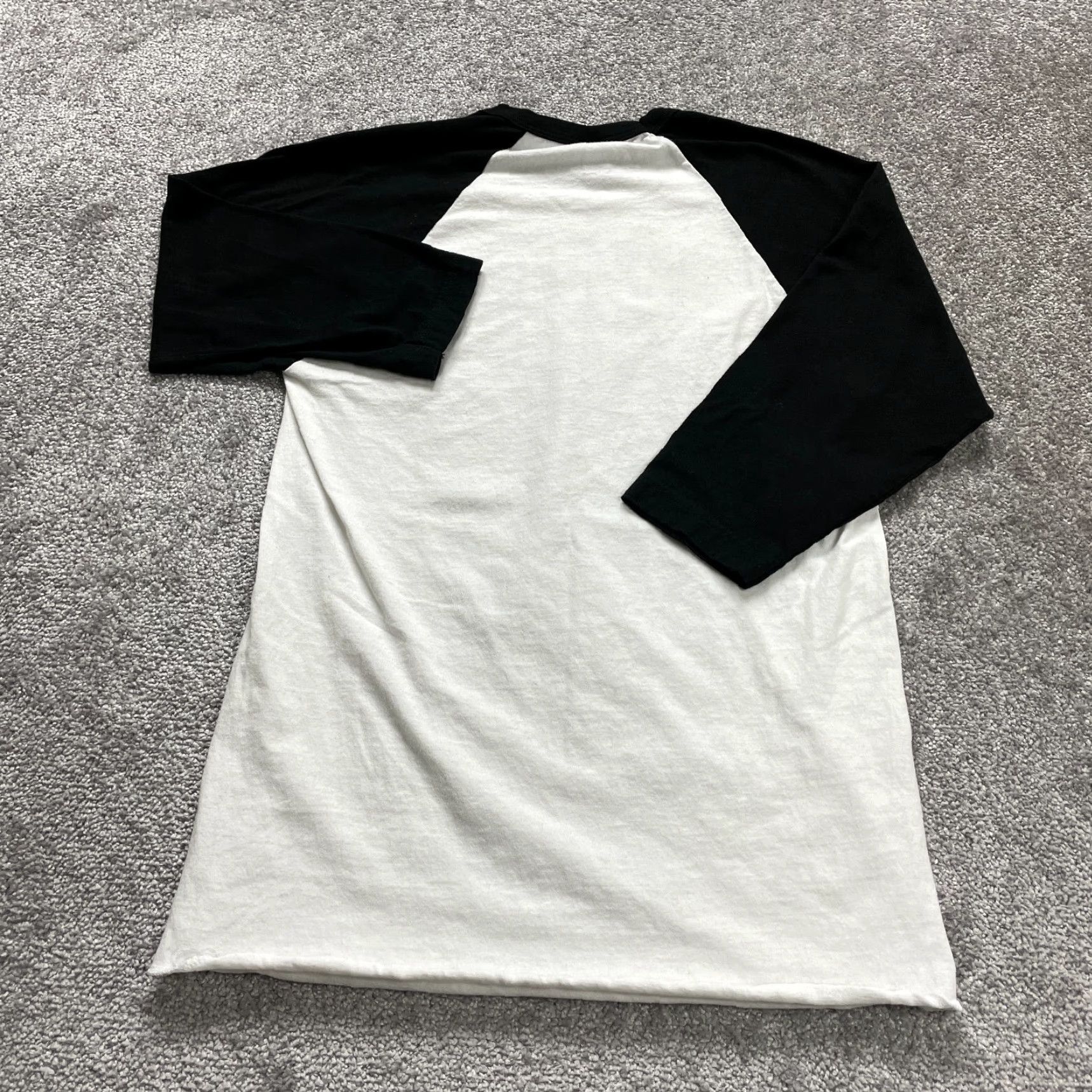 Tultex VINTAGE Tultex Graphic T-Shirt Women Small Skull Music 3/4 Sleeve Casual Cotton Size S / US 4 / IT 40 - 2 Thumbnail