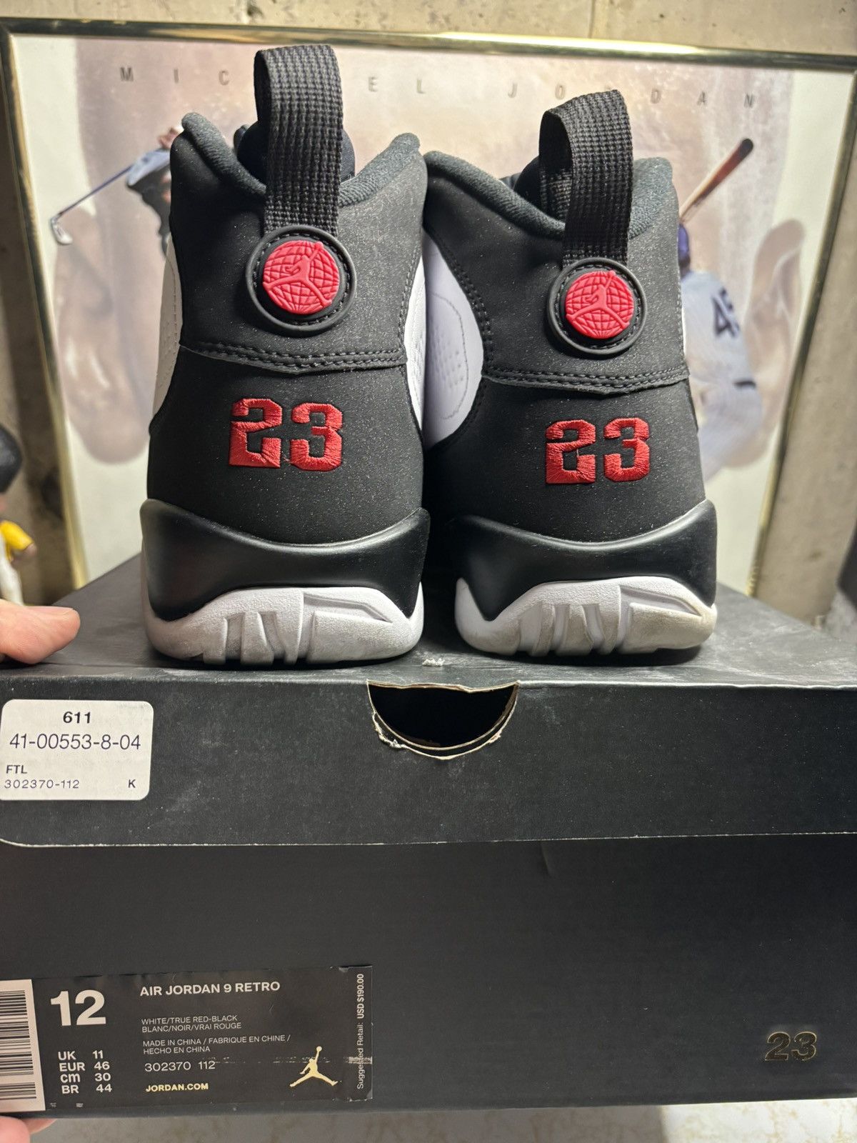 Jordan Brand Jordan Retro 9 ‘space jam’ Size US 12 / EU 45 - 7 Thumbnail