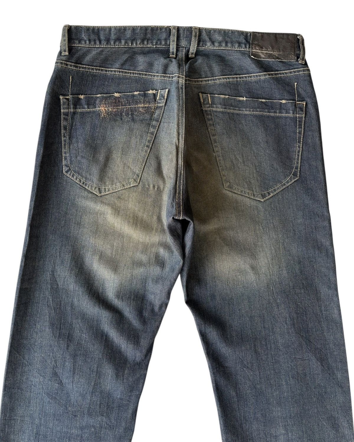 If Six Was Nine Vintage Pride Mud Rusty Jeans Baggy Wide Fit Denim Jeans Size US 33 - 6 Thumbnail