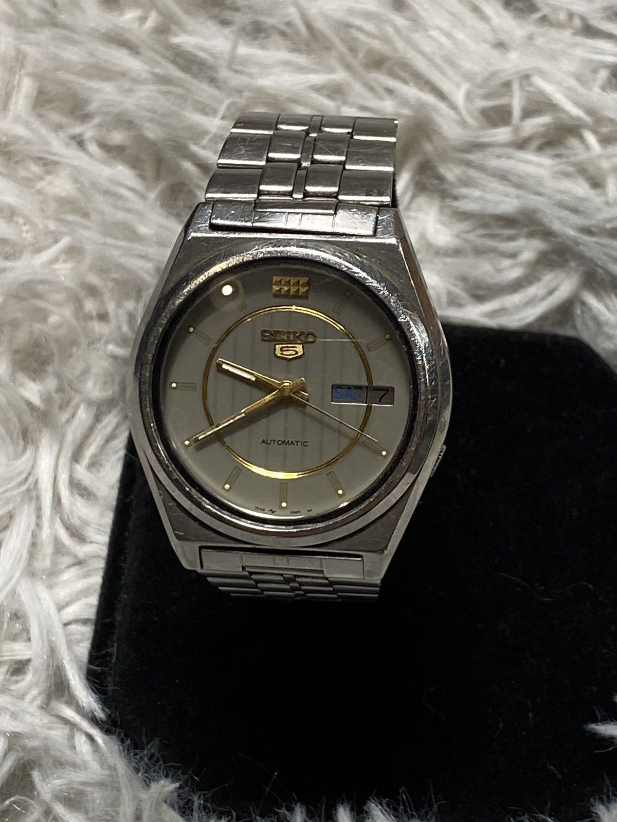 Seiko Seiko 5 Automatic Watch with Silver Dial - Japanese Brand Size ONE SIZE - 9 Thumbnail