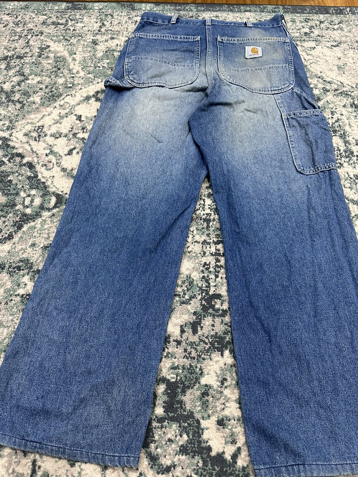 Carhartt Vintage Carhartt Carpenter Denim Baggy Single Knee Work Pant Size US 29 - 3 Thumbnail