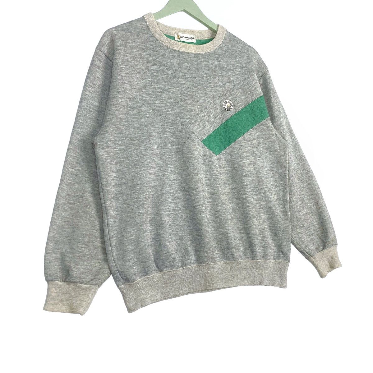 Vintage Vintage Luigi Massoni Small Embroided Crewneck Sweatshirt Size US L / EU 52-54 / 3 - 3 Thumbnail