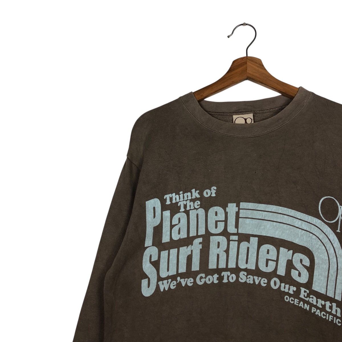 Japanese Brand × Ocean Pacific 📌Vintage Sweatshirt Ocean Pacific Big Logo Design Size US M / EU 48-50 / 2 - 8 Thumbnail
