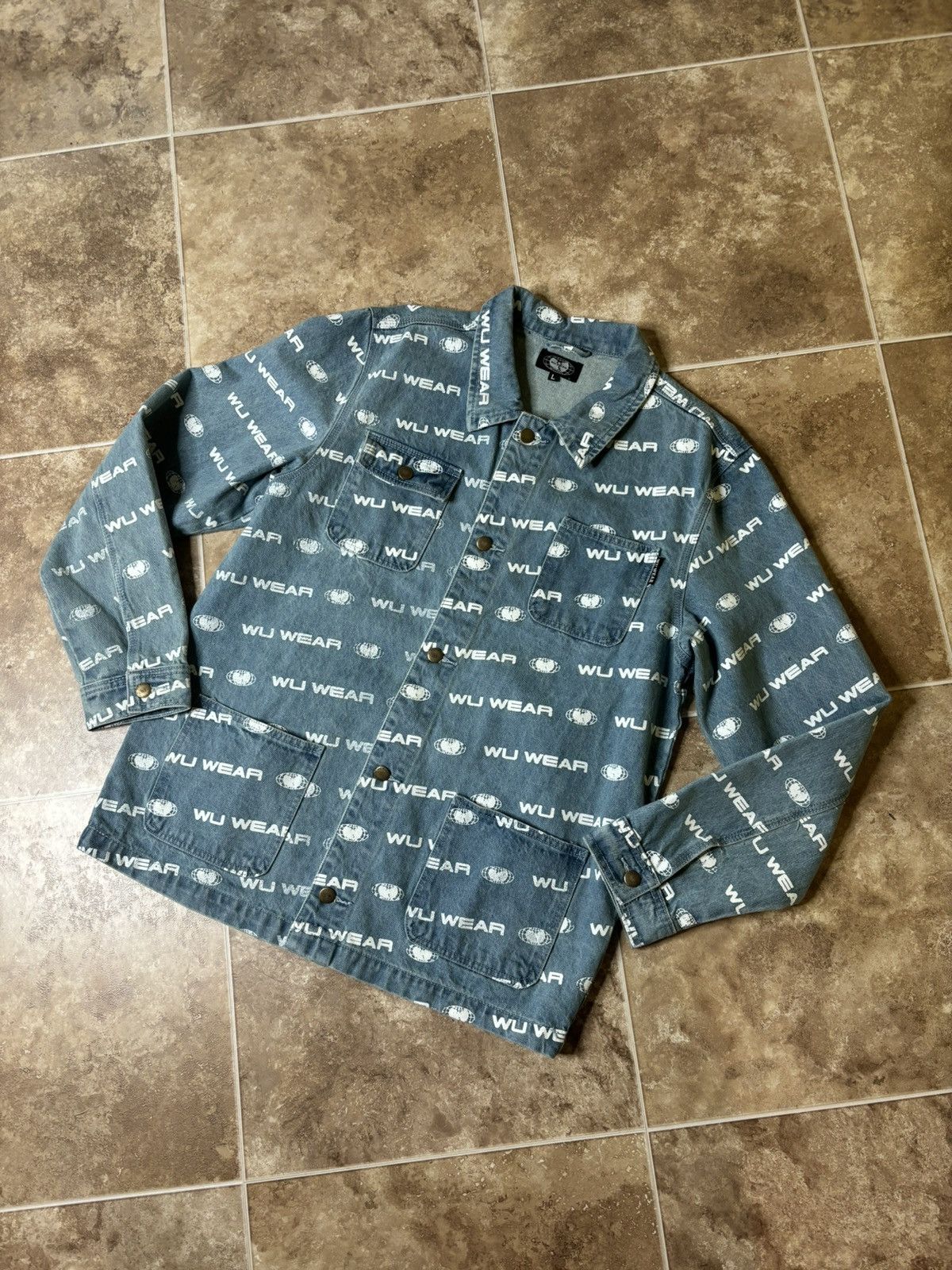 Wu-Tang Clan Wu Wear 1995 Jean Jacket Size Large Size US L / EU 52-54 / 3 - 1 Thumbnail