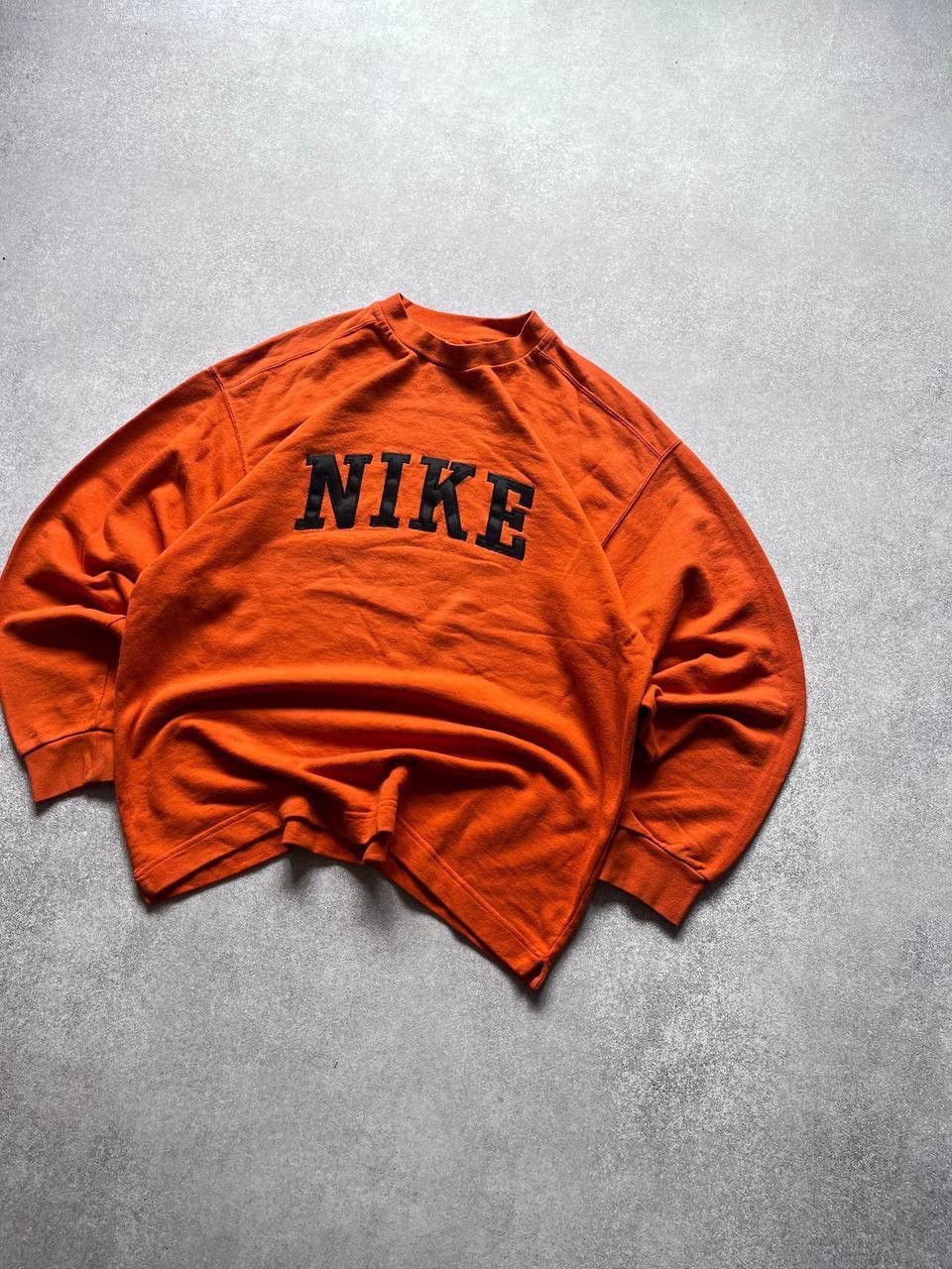 Nike Vintage Nike Spellout Boxy Sweatshirt Rare M Size US M / EU 48-50 / 2 - 2 Thumbnail