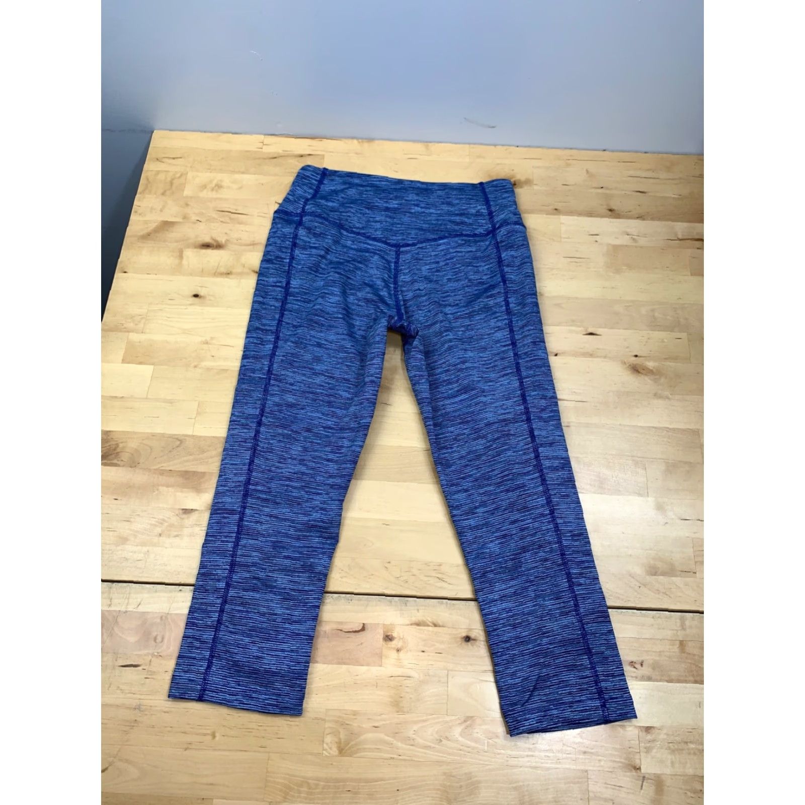 Nike Nike Dri-FIT Leggings Capri XS Womens Blue Activewear Gym Run Size 26" / US 2 / IT 38 - 2 Thumbnail