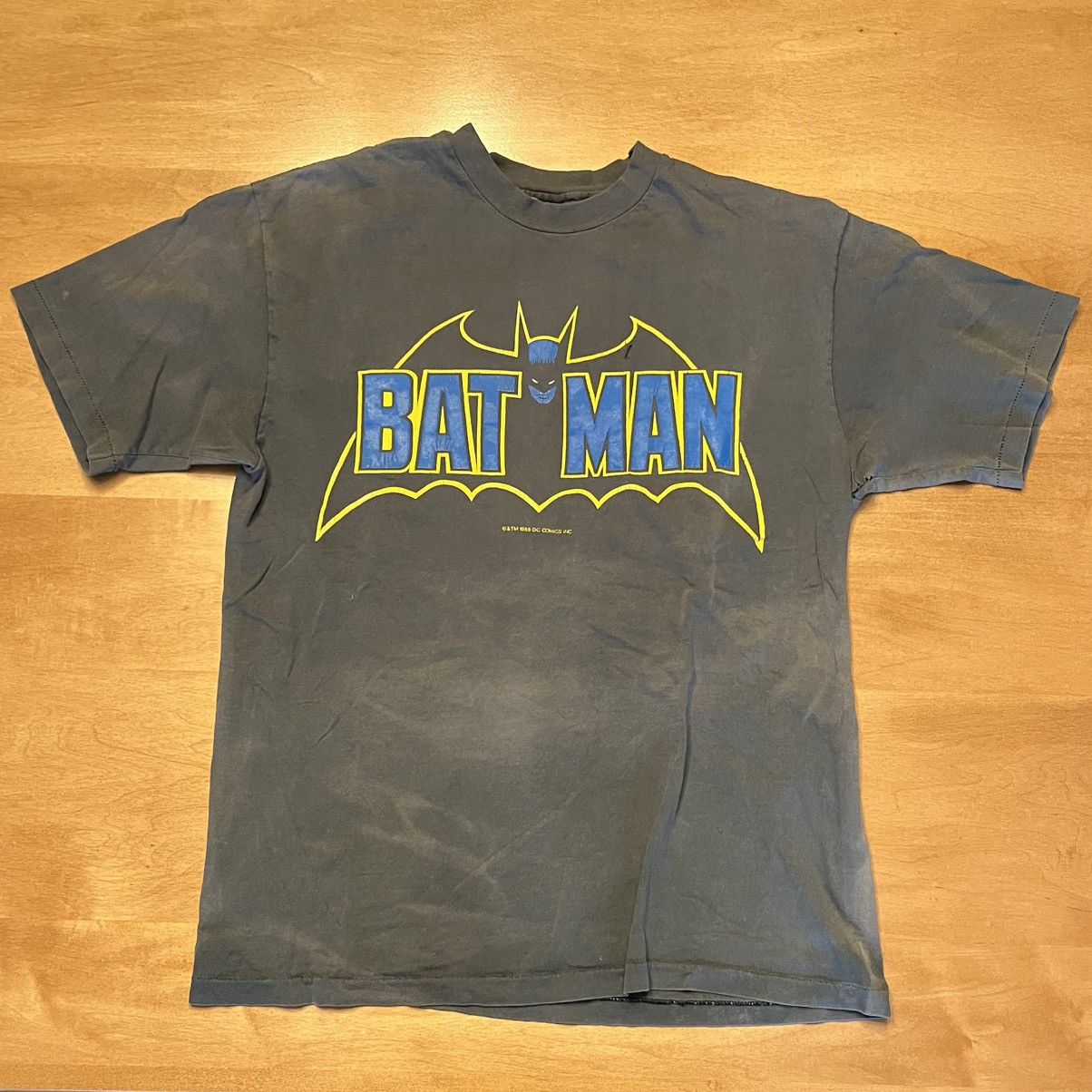 DC Comics × Vintage Vintage 1988 men’s Batman logo graphic-tee:highly desirable Size US M / EU 48-50 / 2 - 2 Thumbnail