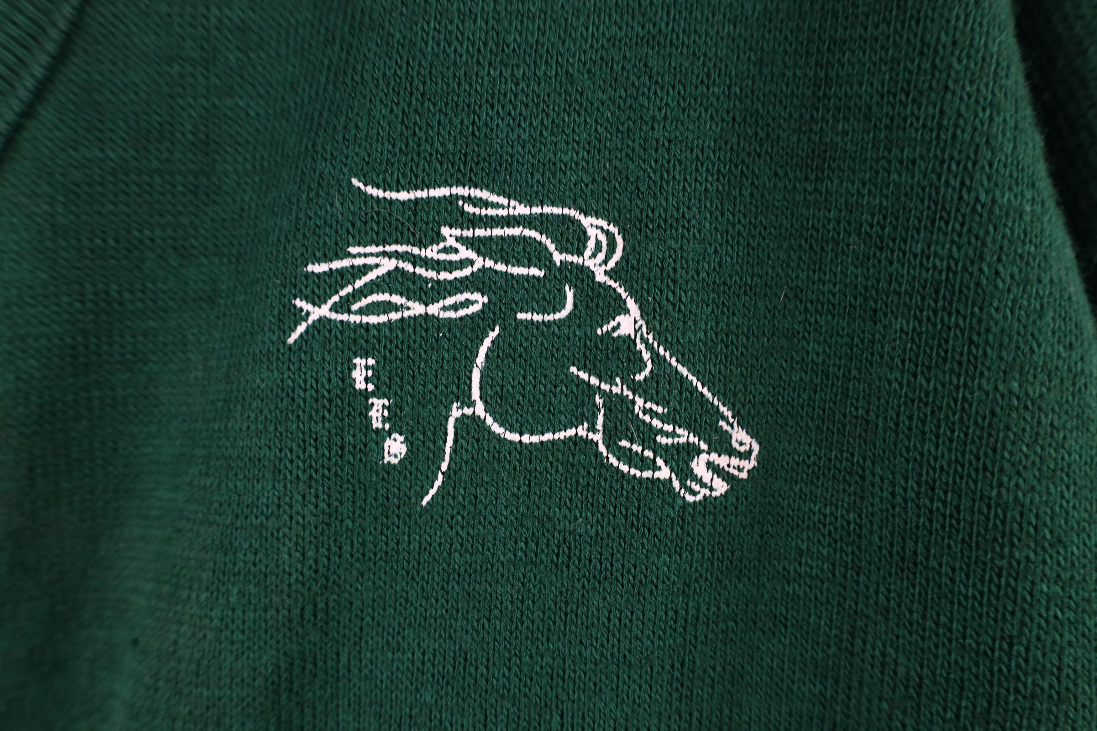 Vintage Vintage 70s Streetwear Horse Mustang V-Neck Sweater USA Size M / US 6-8 / IT 42-44 - 4 Thumbnail