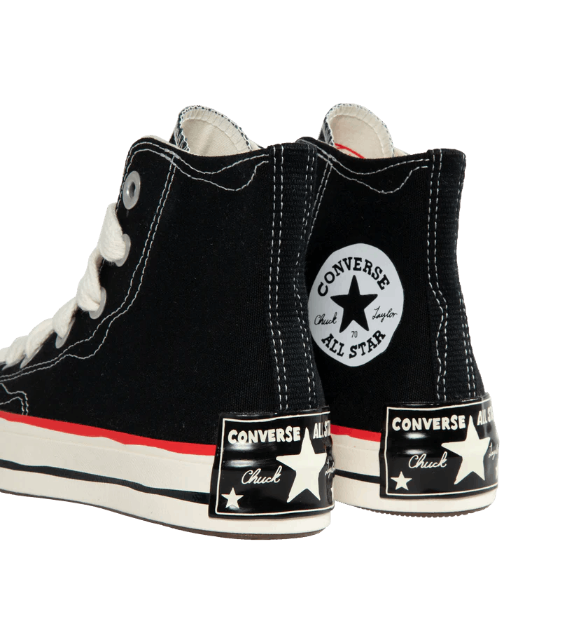 o1h1sh11224 Chuck 70 Hi Sneaker in Black