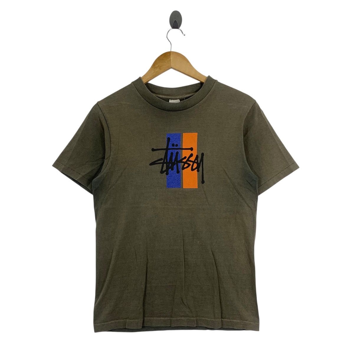 Vintage 90s OLD STUSSY FONT Usa Skateboard Tshirt