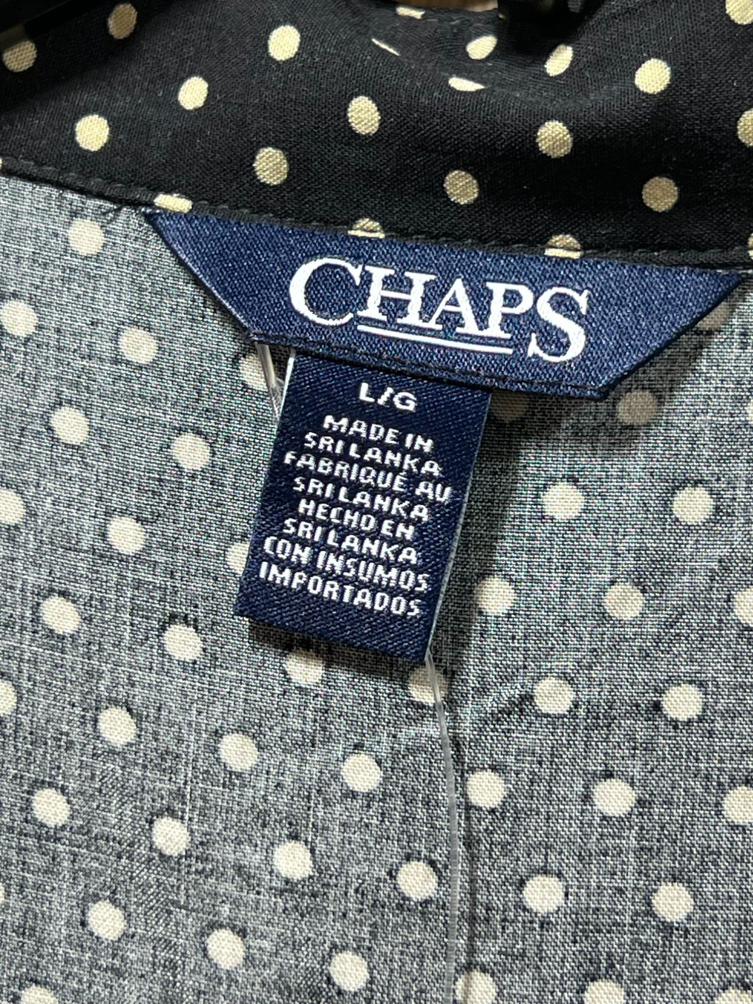 Chaps Chaps- Women's Casual Bohemian Midi Dress V-Neck With Wavy S Size L / US 10 / IT 46 - 10 Thumbnail