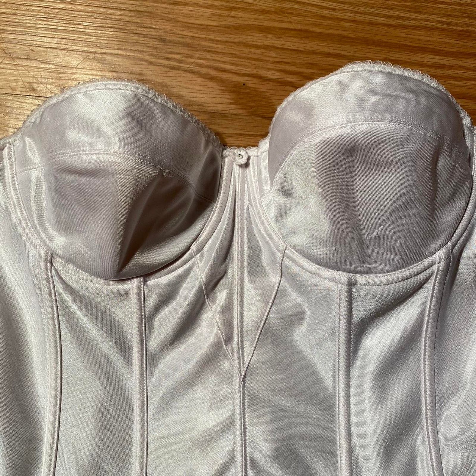 Other White satin strapless corset Size ONE SIZE - 2 Thumbnail