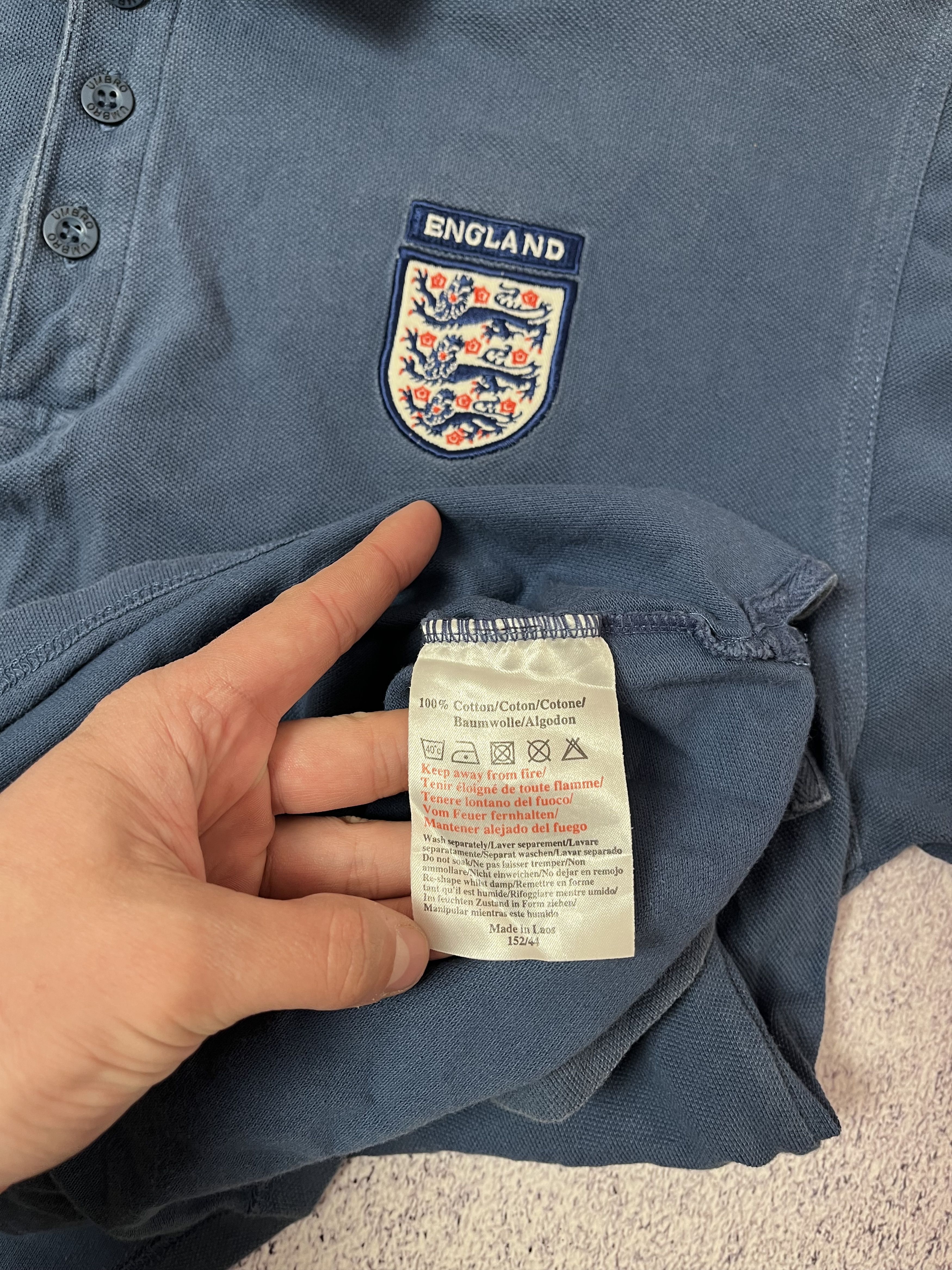 Umbro × Vintage Vintage football polo Umbro England Rebook size L Size US L / EU 52-54 / 3 - 9 Thumbnail