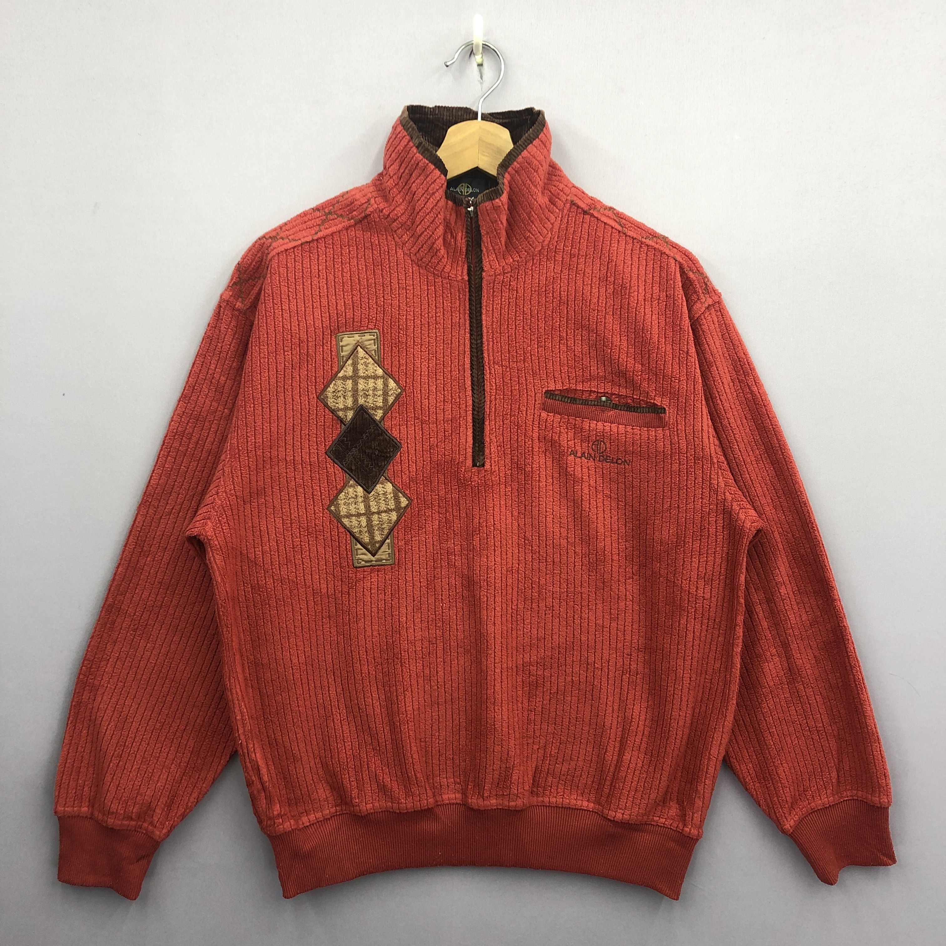 ALAIN DELON Vintage Alain Delon Knit Sweater Sweatshirt Pullover Size US M / EU 48-50 / 2 - 1 Thumbnail