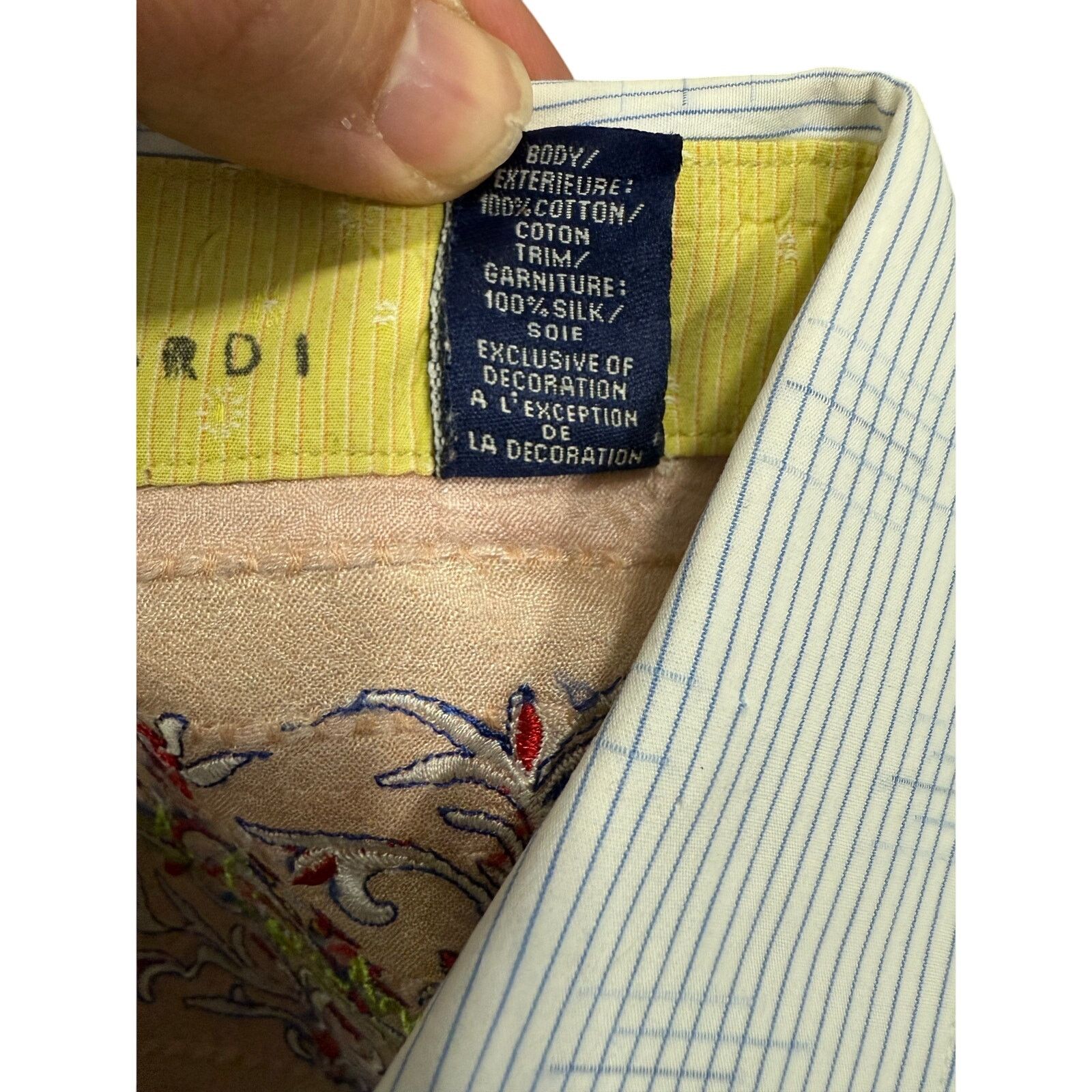 Robert Graham Robert Graham Men’s Shirt sz XL-Tall Cotton Silk NWOT #G654 Size US XL / EU 56 / 4 - 8 Thumbnail