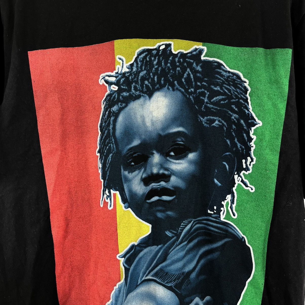 Bob Marley × Vintage Vintage 1990’s Bob Marley T-Shirt Kid Double Big Logo Size L Size US L / EU 52-54 / 3 - 5 Thumbnail