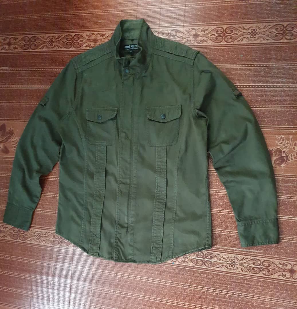 Beams Plus 💥Beams Heart green military jacket Size US M / EU 48-50 / 2 - 6 Thumbnail
