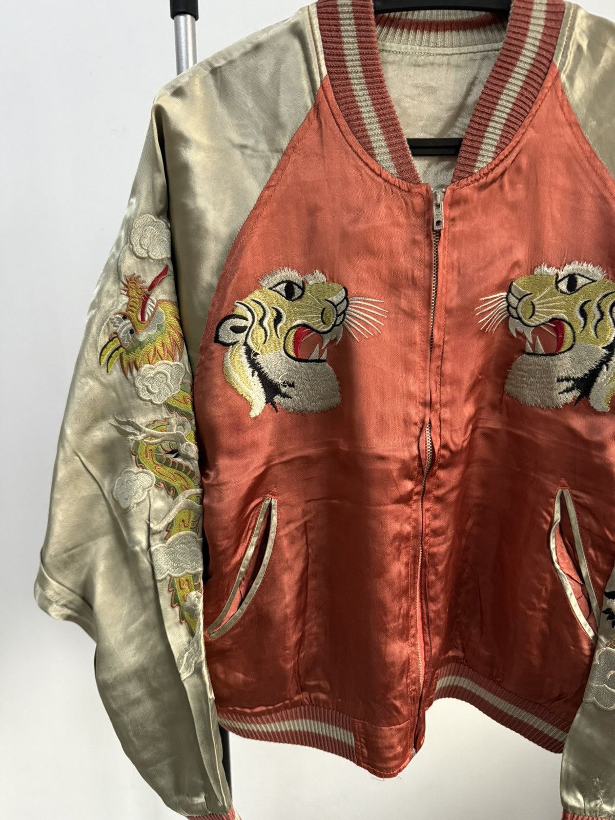 Vintage Vintage Japanese sukajan souvenir jacket Size US M / EU 48-50 / 2 - 3 Thumbnail