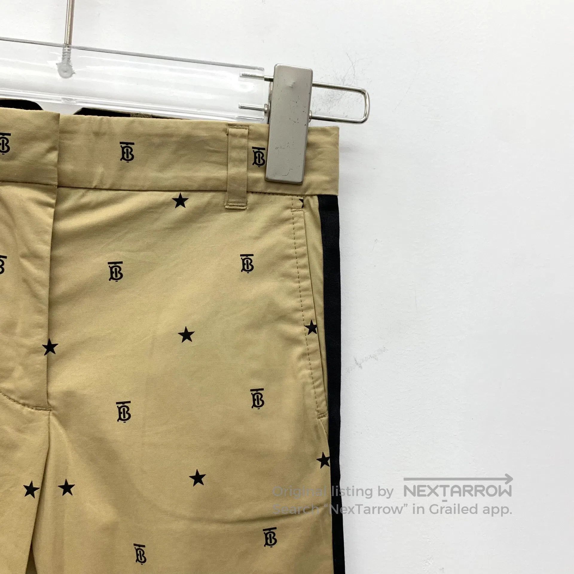 Burberry Burberry Brown Five-pointed Star TB Letter Embroidered Cot Size US 27 - 3 Thumbnail