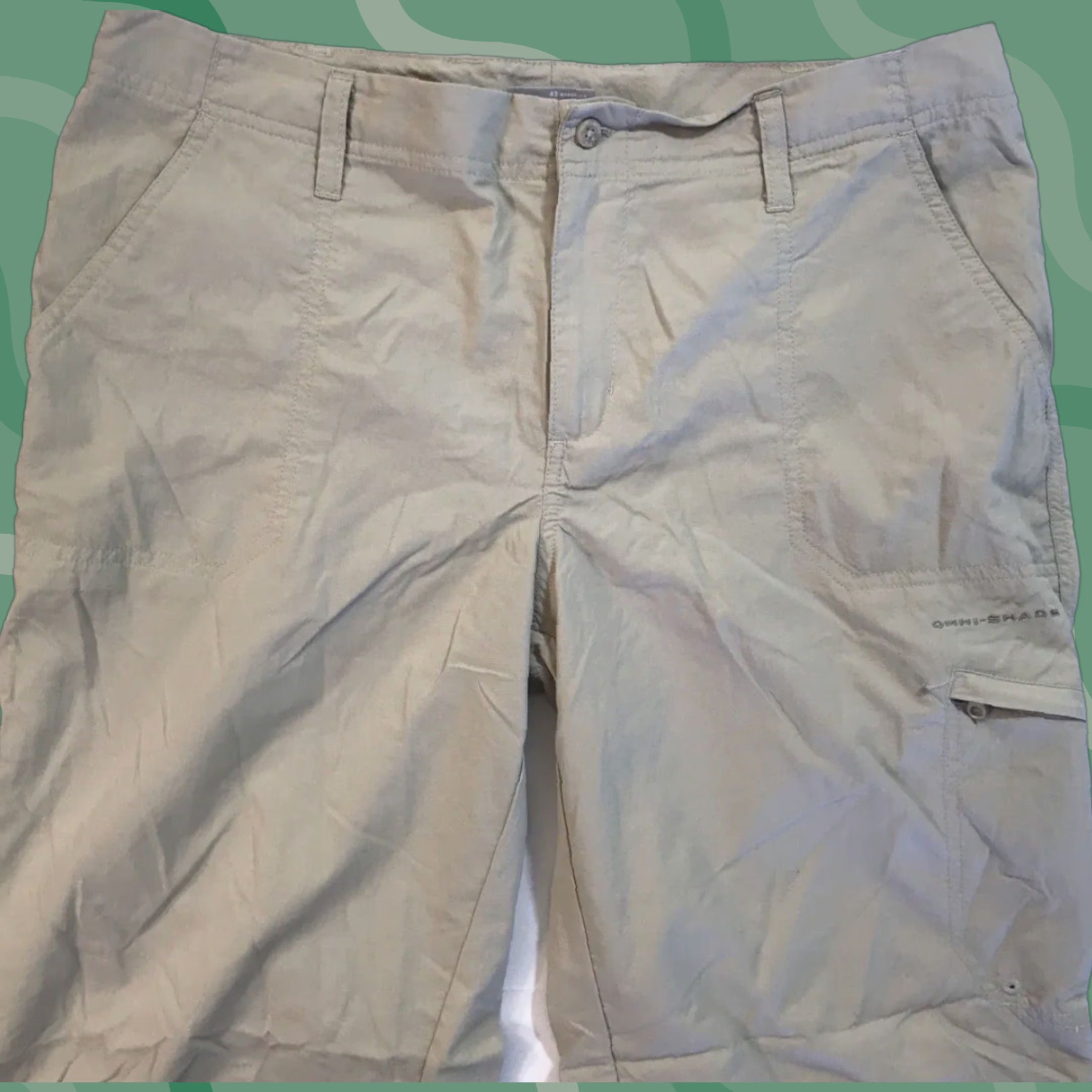 Vintage Columbia Pants Khaki Womens Sz 32x32 10 PFG Omni-Shade Hiking Camping Fishing Straight Leg Beige/Beige (Columbia) Size 24" / US 00 / IT 34 - 1 Thumbnail