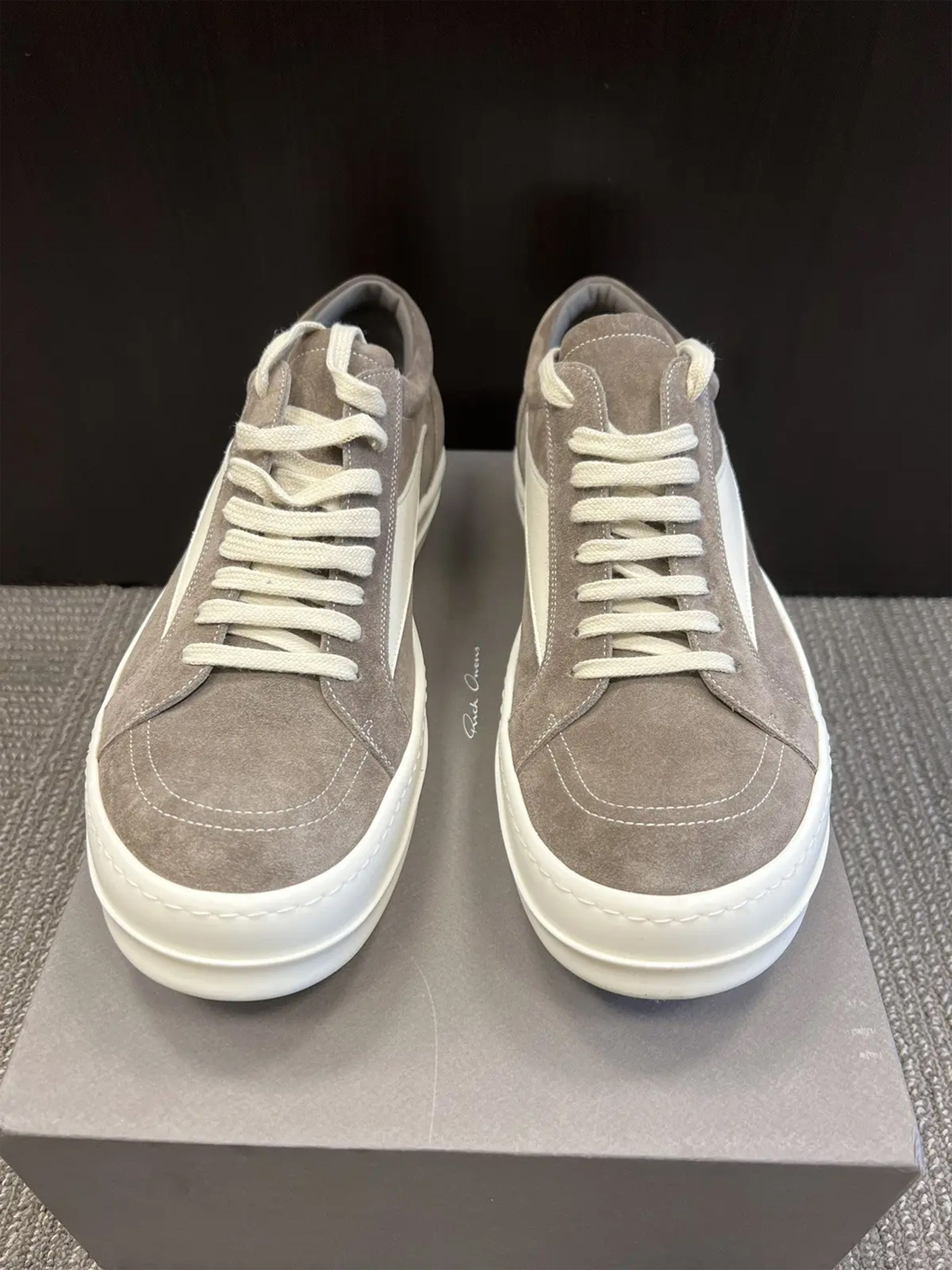 Rick Owens Rick Owens Lido Vintage Sneaker Dust Milk Size US 11 / EU 44 - 2 Thumbnail