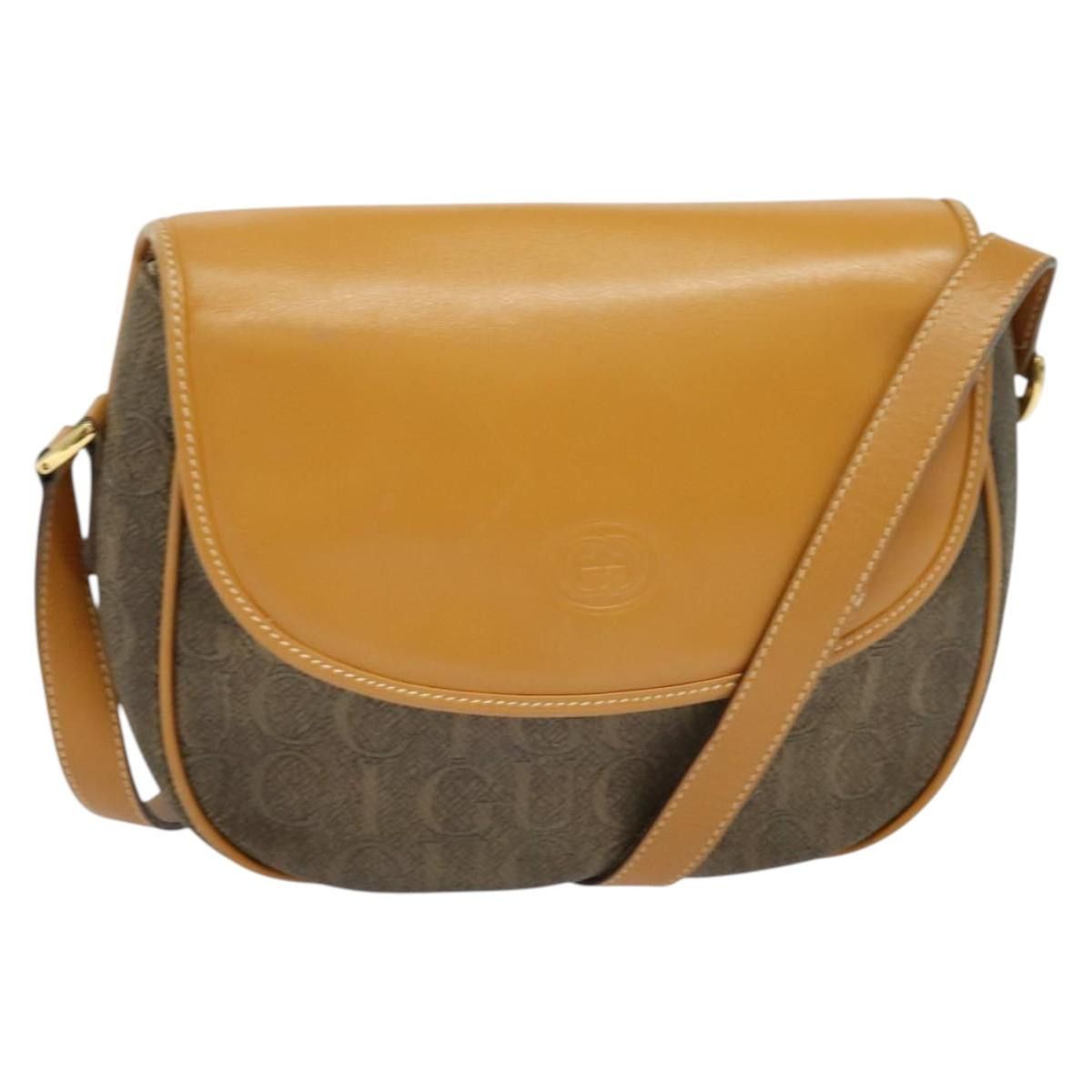 Gucci GUCCI Shoulder Bag Pvc Brown Gold 001 084 001 084 Size ONE SIZE - 1 Thumbnail