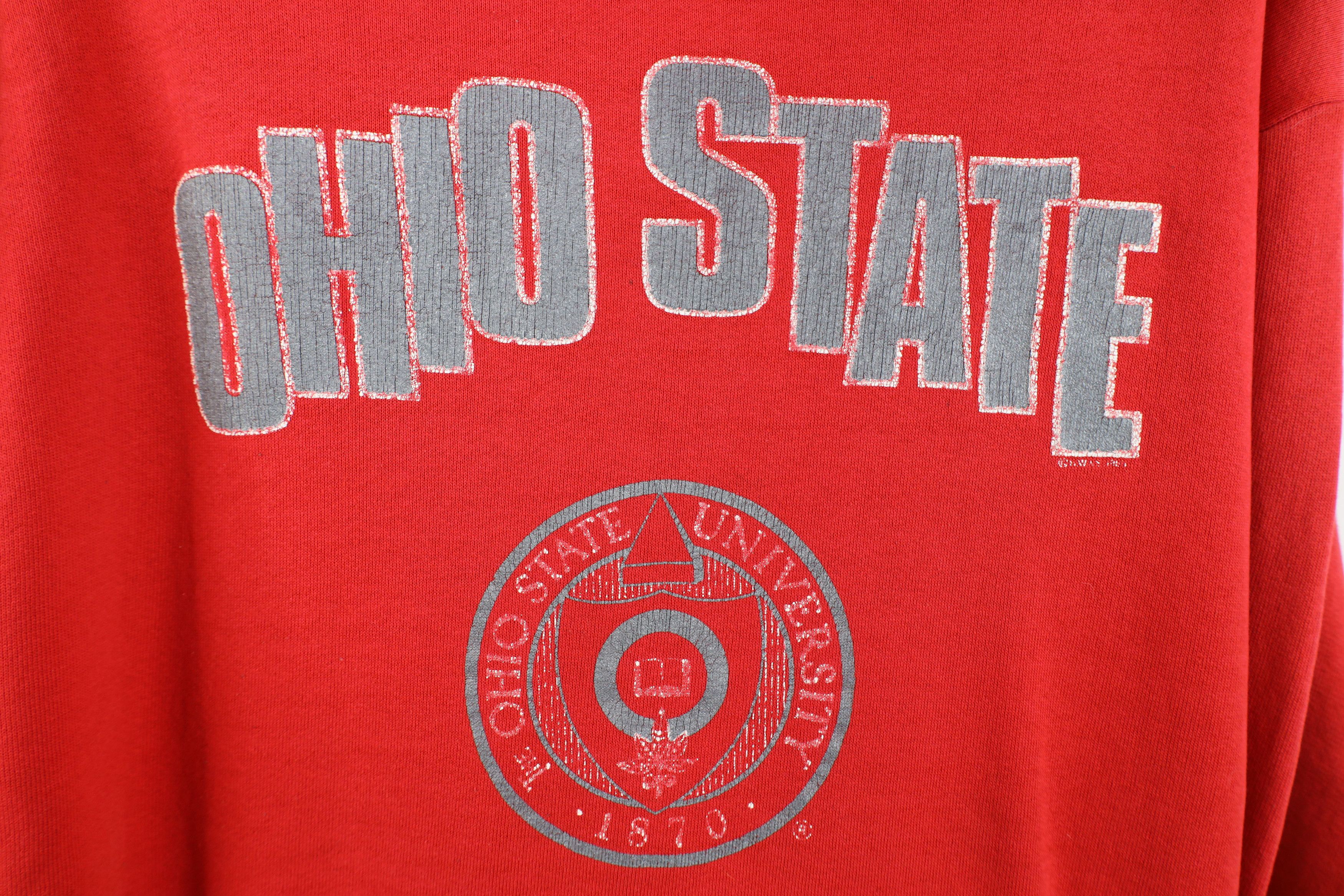Vintage Vintage 80s 90s Ohio State University Hoodie Sweatshirt USA Size US M / EU 48-50 / 2 - 4 Thumbnail