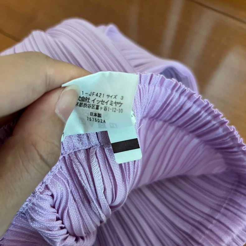 Issey Miyake Issey Miyake size:3 Purple pleated pants Size 42" / US 20 - 3 Thumbnail