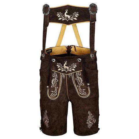Other Men's Oktoberfest Costumes Lederhosen 'Otto' Dark Size US 34 / EU 50 - 4 Thumbnail