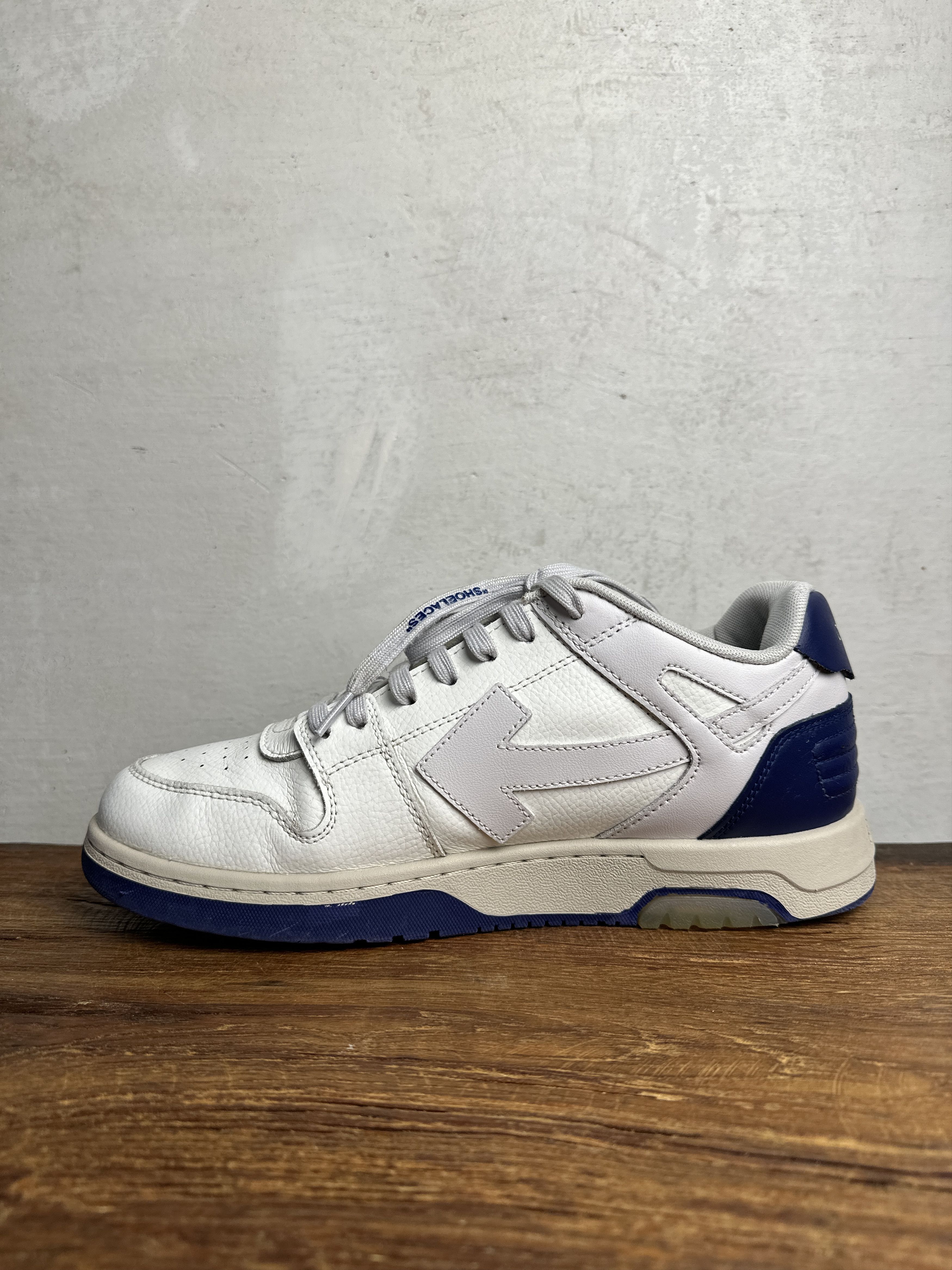 Off-White Off-White Out Of Office Sneakers White/Navy Size US 10 / EU 43 - 7 Thumbnail
