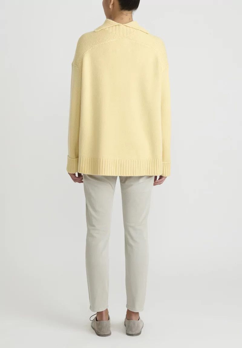Jil Sander o1y1025 Turtleneck Cashmere Blend Sweater in Yellow Size XS / US 0-2 / IT 36-38 - 2 Thumbnail