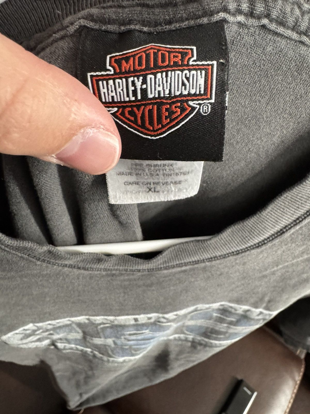 Hanes Harley Davidson vintage Tee sz. XL Size US XL / EU 56 / 4 - 5 Thumbnail